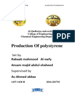 Production of Polystyrene