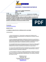 Ley de Asociaciones y Fundaciones Sin Fines de Lucro