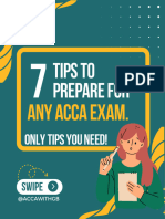 7 Tips To Prepare For Any ACCA Exam
