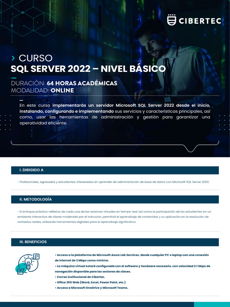 Curso Básico de SQL Server 2022 | PDF | Servidor SQL de Microsoft ...