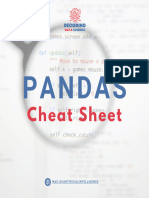 Pandas: Cheat Sheet