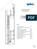 Hidral Minicarga EH Hidrahulico Manual Montaje