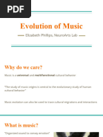 Evolution of Music