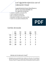 Método de Ponderación Lineal