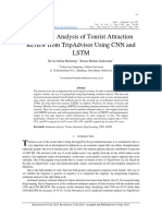 References Paper: Sentiment Analysis of Tourist Attraction Review