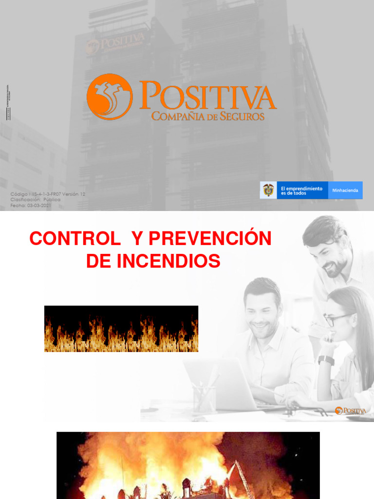 Capacitacion de Control de Incendios | PDF | Redox | Combustión