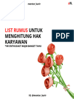 List Rumus Untuk Menghitung Hak Karyawan