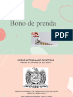 Bono de Prenda