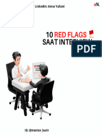 10 Red Flags Saat Interview