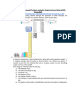 Assignment 1 - Q4 - Sinusoidal Functions Applied To Simple Harmonic Motion (SHM) - Physics 2022