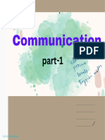 Communication Part 1