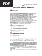 DSA Module 1 Intro To Java Programming 2weeks