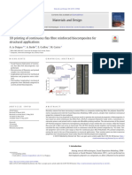 3D Printing of Continuous Flax Fibre Reinforced Biocomposites For Structural