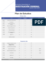 Investigacion Criminal - Plan de Estudios