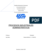 Procesos Industriales Administrativos