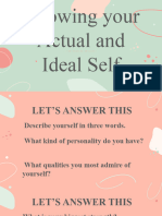 Week 1 Actual Self and Ideal Self