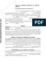 Formato Demanda Alimentos Honduras