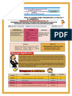 E.A.Nº3 "Asumimos Acciones para Preservar La Salud Y El Ambiente