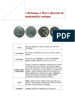 Definiciones Romanas y Breve Glosario de Numismática Antigua