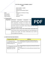 Rencana Pelaksanaan Pembelajaran (RPP) : Pengetahuan