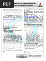 Nigeria Police Recruitment Confirmation Slip | PDF