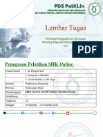 Lembar Tugas Sampling DBS SHK - Puskesmas Alianyang