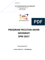 Geografi Tingkatan 4 & Tingkatan 5 Soalan Pecutan Akhir Selangor