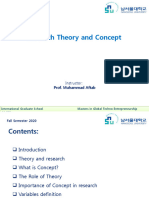 4 - Research Theory and Concepts