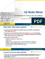 Uji Beda Mean: Ir. Cuk Tri Noviandi, S.PT., M.Anim - ST., PH.D., IPM., ASEAN Eng