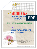 Modul Ajar Bahasa Indonesia Kelas 1 (Ardini Alaga Sari, S.PD)