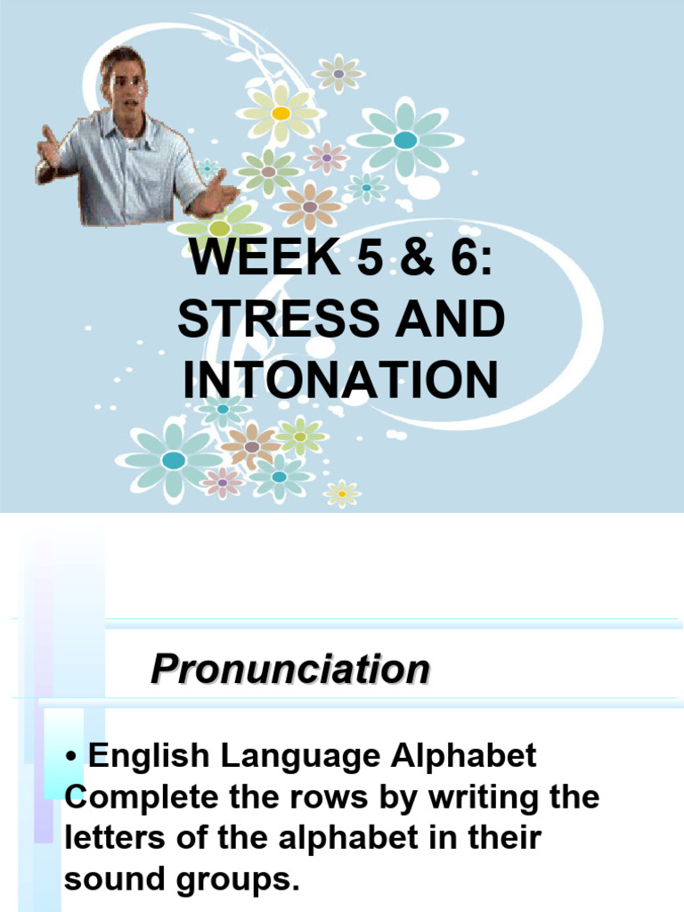 Stress and Intonation in English Pronunciation | PDF | Question ...