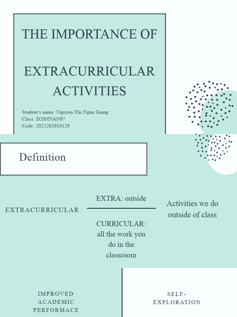 Importance Of Extracurricular Activities Essay Pdf