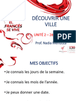 Unite 2 - de Couvrir Une Ville - 2e Partie