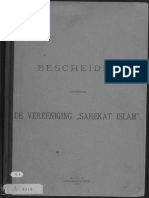 Bescheiden Betreffende de Vereeniging Sarekat Islam,Landsdrukkerij,1913. Geraadpleegd Op Delpher Op 31-10-2023