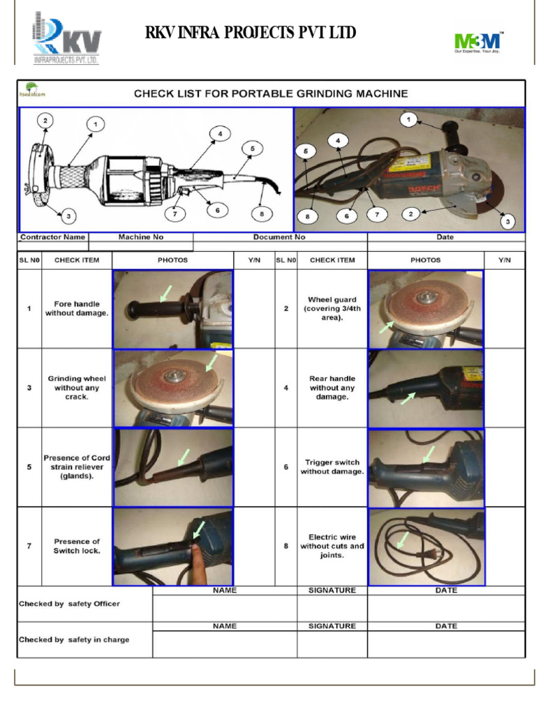 grinding-machine-inspection-checklist-pdf