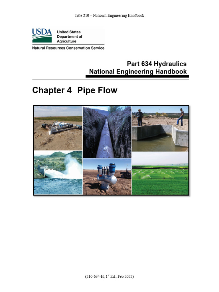 Hydraulic Calculations for Pipe Flow | PDF