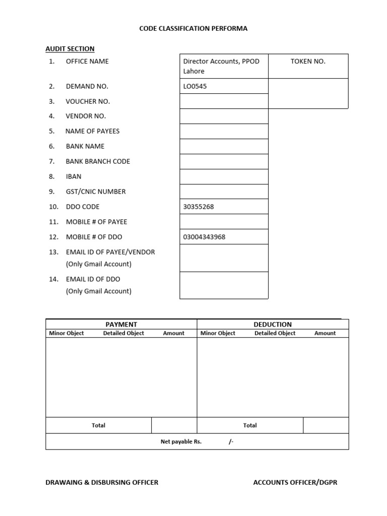 Iban Proforma Pdf