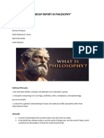 Group Report in Philosophy