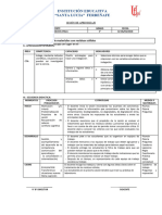 Sesión de Aprendizaje 3°