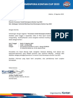 Undangan Technical Meeting Futsal Kemenpora Kontan Cup 2023