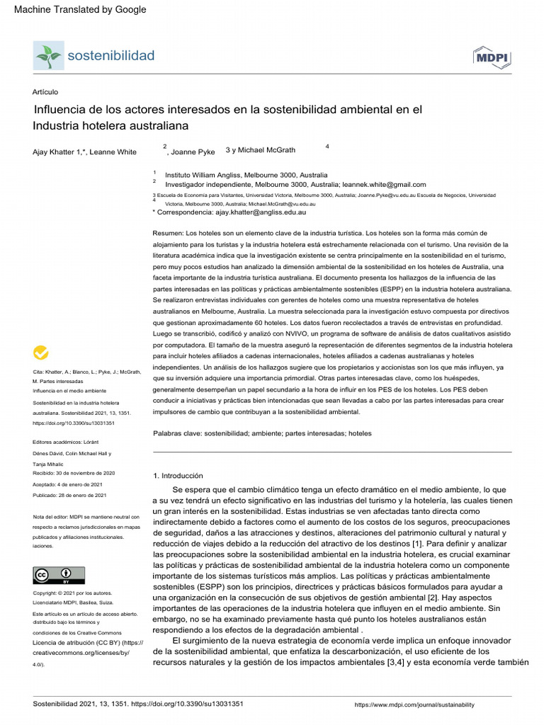 Sostenibilidad Ambiental | PDF | Sustentabilidad | Turismo
