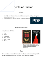 Elements of Fiction - Week 1