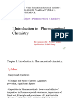 1introduction To Pharmaceutical Chemistry