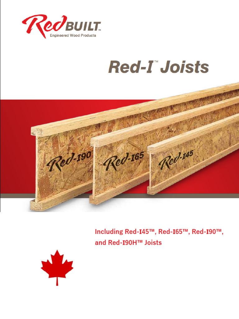 RedBuilt Red-I-Joist Guide Canada | PDF | Column | Applied And ...