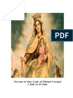 Novena To Our Lady of Mount Carmel 1