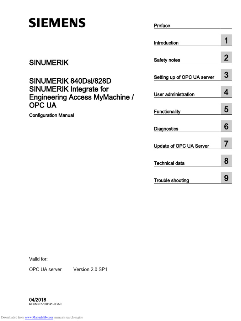 Sinumerik 840dsl | Download Free PDF | Computer Security | Security