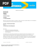 Accenture Employment Offer Letter Template | PDF