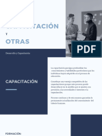 Diferencia Entre Capacitación y Otras