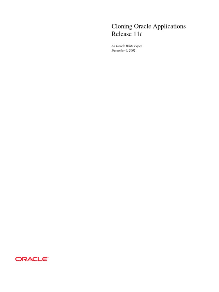 CLONING | PDF | Oracle Database | Databases
