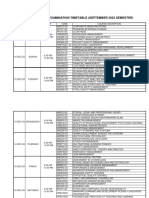 Jadual Exam Sept23